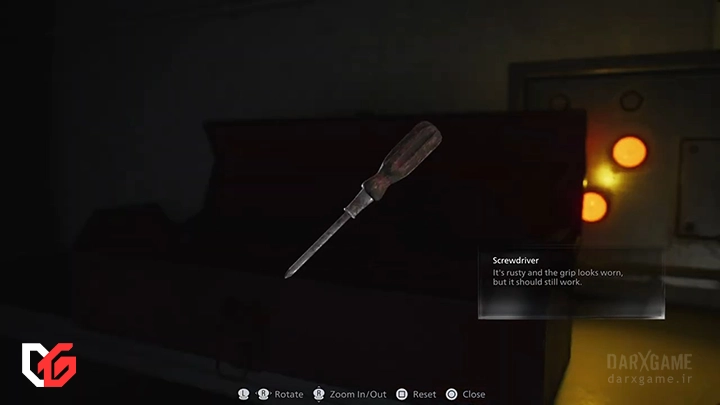 پیدا کردن پیچ گوشتی رزیدنت اویل 9