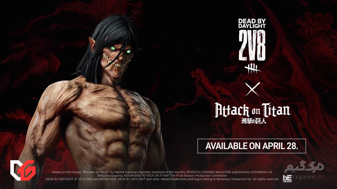 بازگشت Attack on Titan به Dead by Daylight