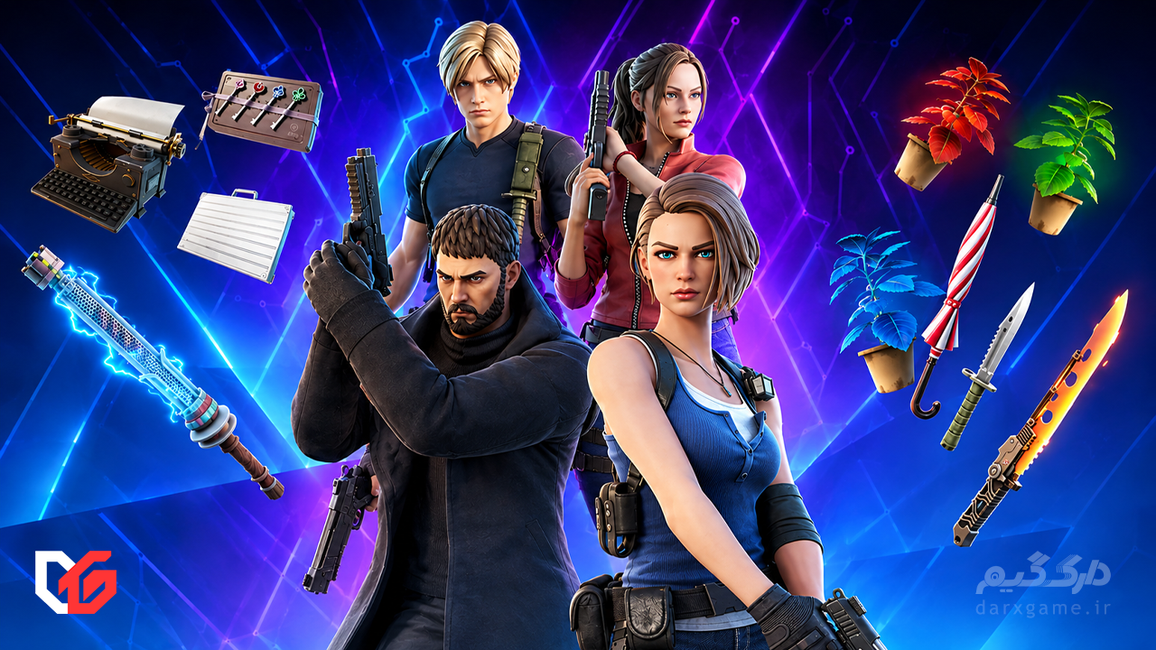 بازگشت رسمی اسکین‌های Resident Evil به Fortnite